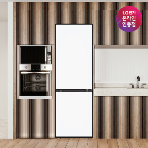 LG 모던엣지 상냉장 하냉동 오브제컬렉션 크림화이트 Q343MHHF33 344L
