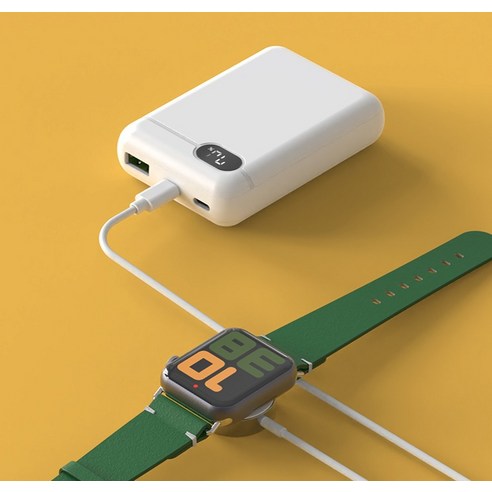 리큐엠 20W 고속충전 LCD잔량표시 10000mAh 미니 보조배터리 QP1000C
