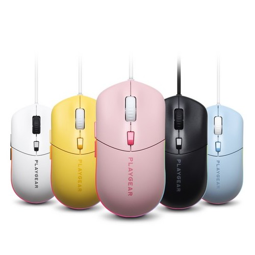 PM121 silent 무소음 RGB LED 유선 마우스