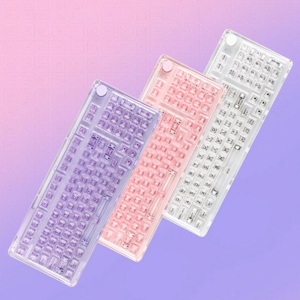 OOM 키붐 팬텀 98키 기계식 키보드 투명 아크릴 관부가세 포함