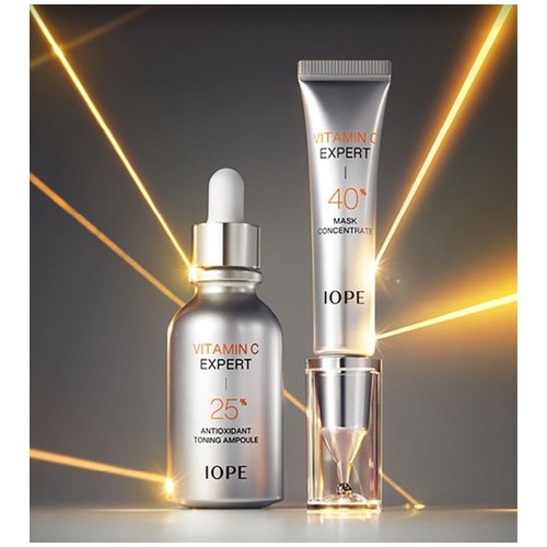 아이오페 비타민C 엑스퍼트 40% 마스크컨센트레이트 15g (+PDRN 5ml + 선앰플 10ml)