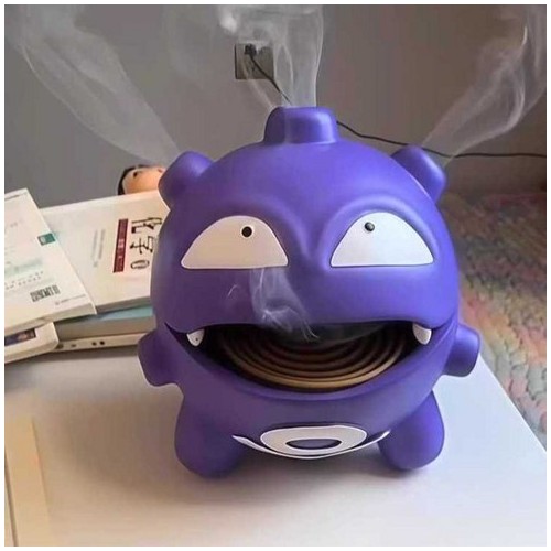 폭탄 모기향 트레이 귀여운 캐릭터 모기향 케이스, 1개, 가스 모기향1개