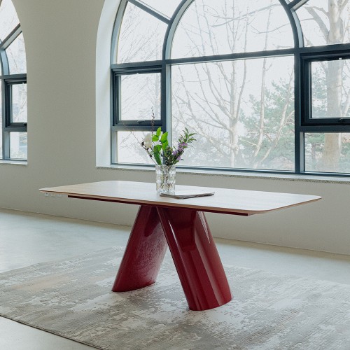 헨지디자인 비노 레드 다이닝 화이트 오크 테이블 Vino Red Dining Table - White Oak